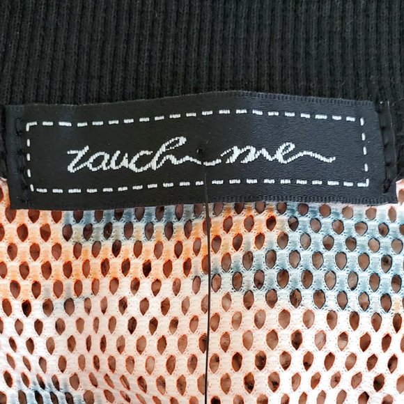 Touch Me Orange Camouflage Mesh Stretch Outerwear SZ 1X - Picture 4 of 8